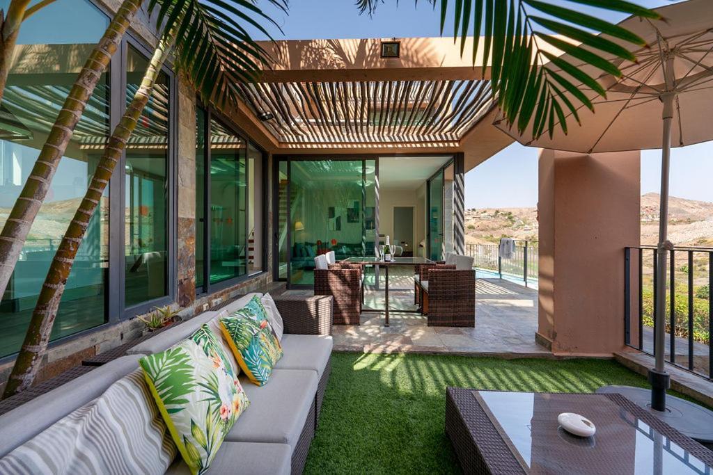 Villa Mit Pool Los Lagos 16 Salobre  Bagian luar foto