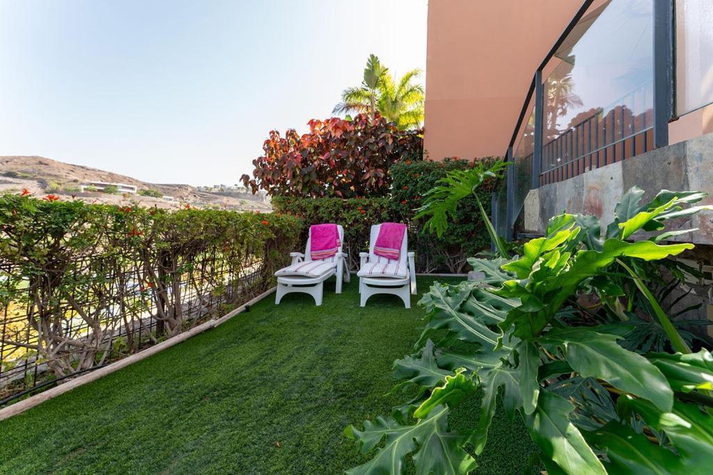 Villa Mit Pool Los Lagos 16 Salobre  Bagian luar foto